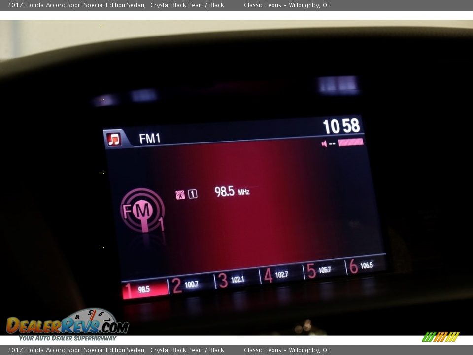 2017 Honda Accord Sport Special Edition Sedan Crystal Black Pearl / Black Photo #11
