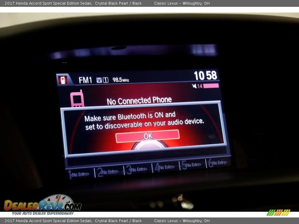 2017 Honda Accord Sport Special Edition Sedan Crystal Black Pearl / Black Photo #13