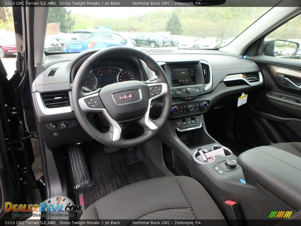 2019 GMC Terrain SLE AWD Ebony Twilight Metallic / Jet Black Photo #13