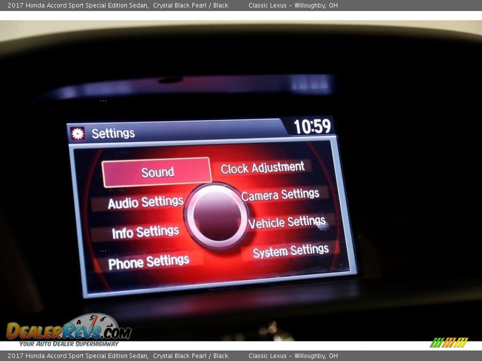 2017 Honda Accord Sport Special Edition Sedan Crystal Black Pearl / Black Photo #15