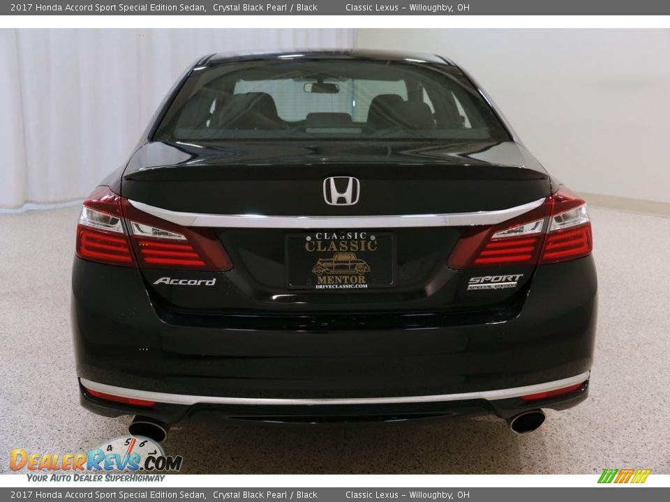 2017 Honda Accord Sport Special Edition Sedan Crystal Black Pearl / Black Photo #21