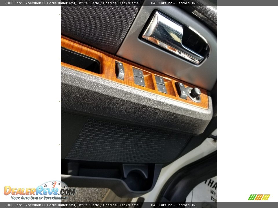2008 Ford Expedition EL Eddie Bauer 4x4 White Suede / Charcoal Black/Camel Photo #9