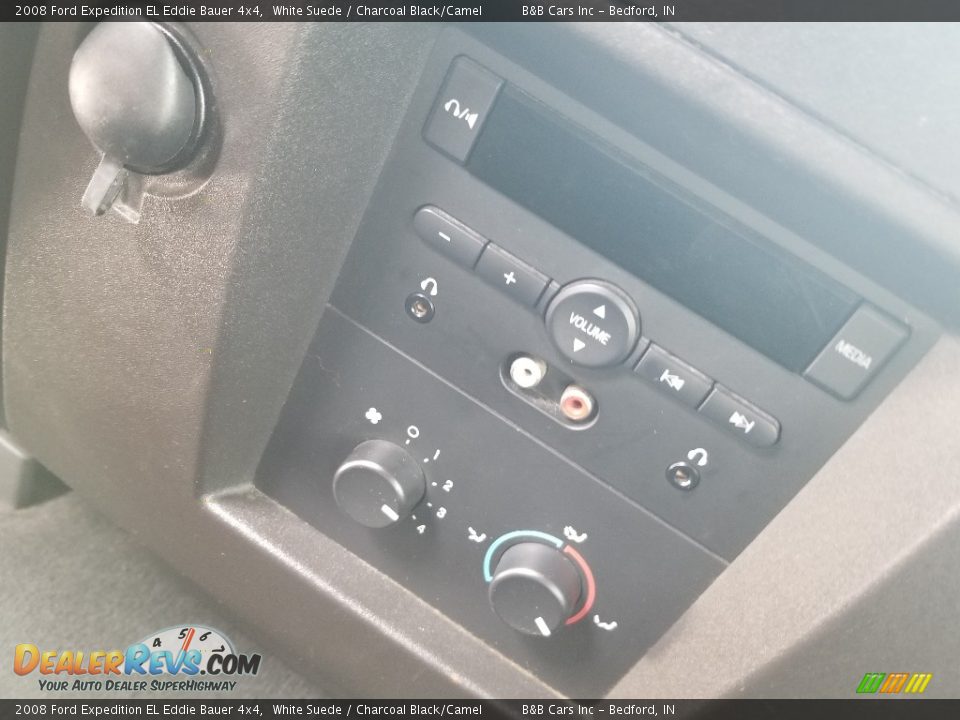 2008 Ford Expedition EL Eddie Bauer 4x4 White Suede / Charcoal Black/Camel Photo #16