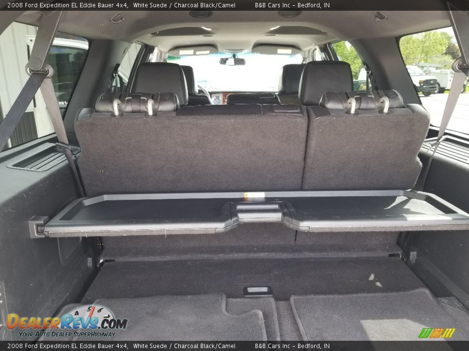 2008 Ford Expedition EL Eddie Bauer 4x4 White Suede / Charcoal Black/Camel Photo #17