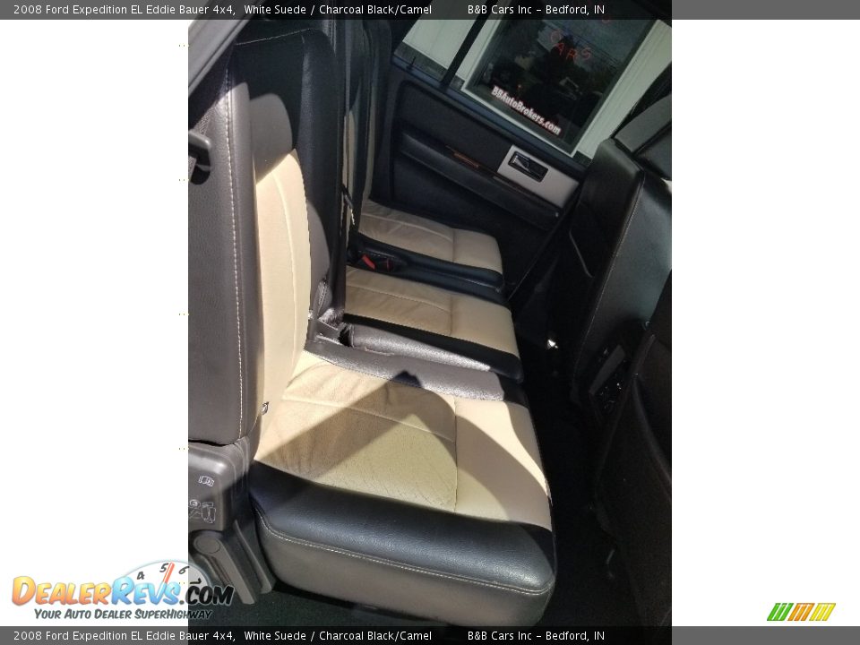 2008 Ford Expedition EL Eddie Bauer 4x4 White Suede / Charcoal Black/Camel Photo #18