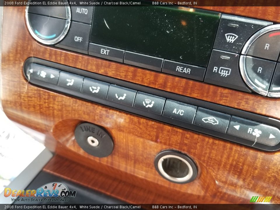 2008 Ford Expedition EL Eddie Bauer 4x4 White Suede / Charcoal Black/Camel Photo #22