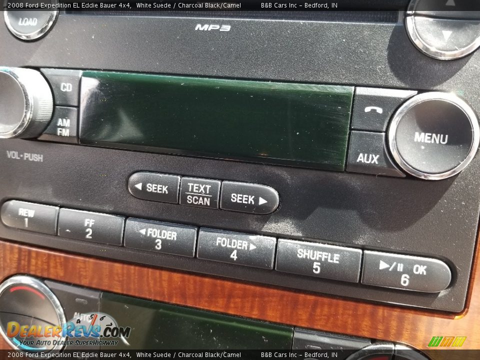 2008 Ford Expedition EL Eddie Bauer 4x4 White Suede / Charcoal Black/Camel Photo #23