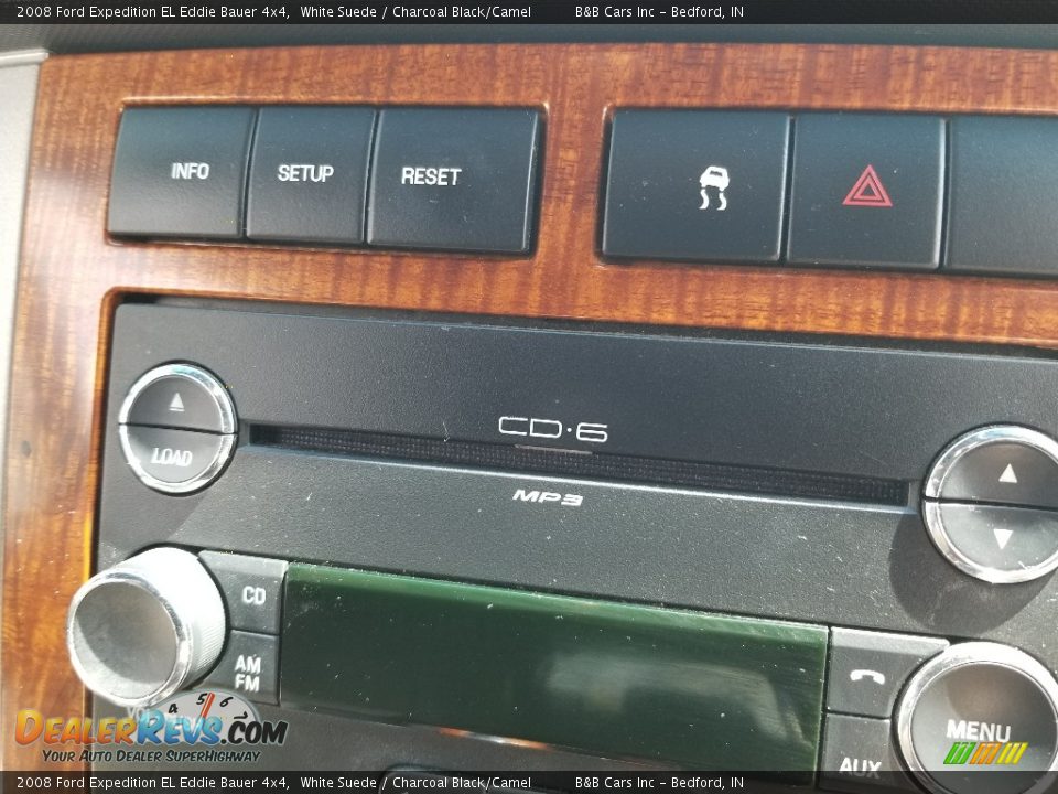 2008 Ford Expedition EL Eddie Bauer 4x4 White Suede / Charcoal Black/Camel Photo #24