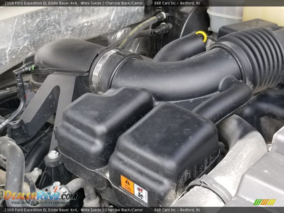 2008 Ford Expedition EL Eddie Bauer 4x4 White Suede / Charcoal Black/Camel Photo #25