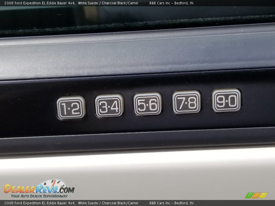 2008 Ford Expedition EL Eddie Bauer 4x4 White Suede / Charcoal Black/Camel Photo #27