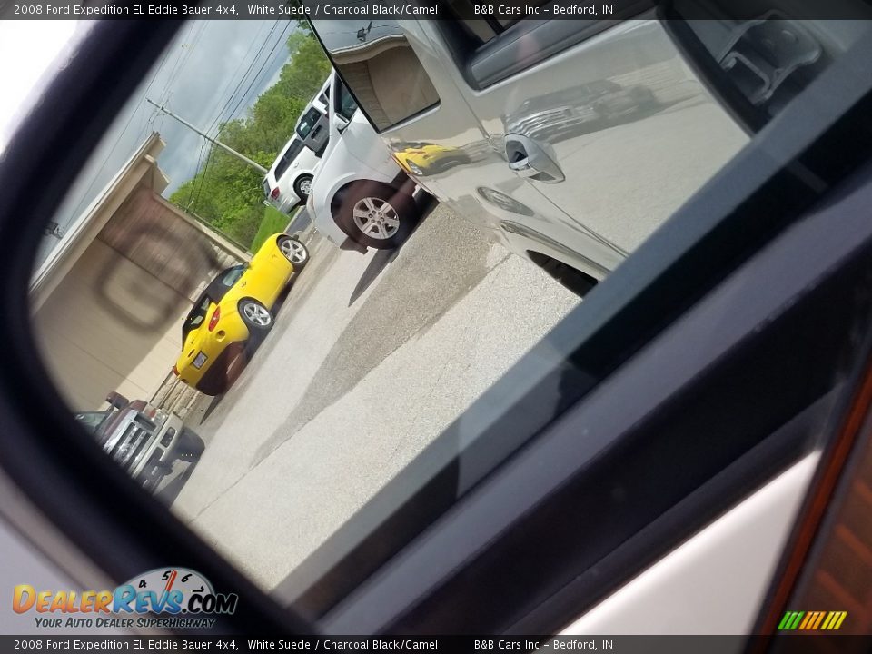 2008 Ford Expedition EL Eddie Bauer 4x4 White Suede / Charcoal Black/Camel Photo #28