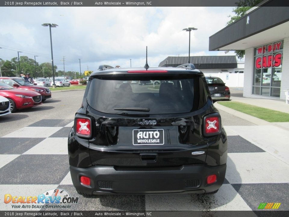 2018 Jeep Renegade Latitude Black / Black Photo #4