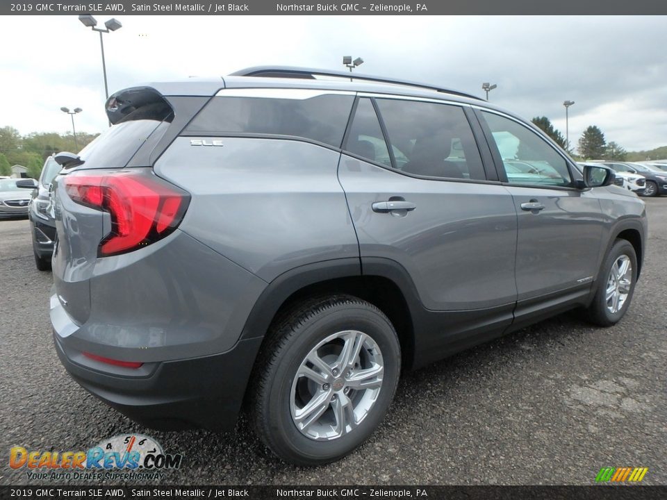 2019 GMC Terrain SLE AWD Satin Steel Metallic / Jet Black Photo #5