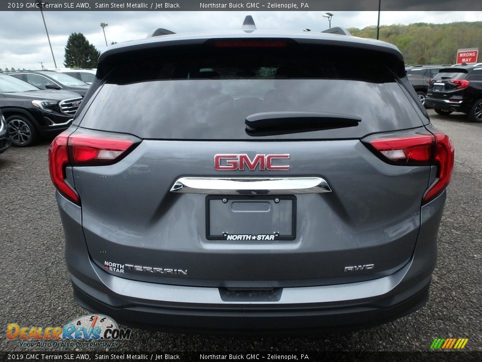 2019 GMC Terrain SLE AWD Satin Steel Metallic / Jet Black Photo #6