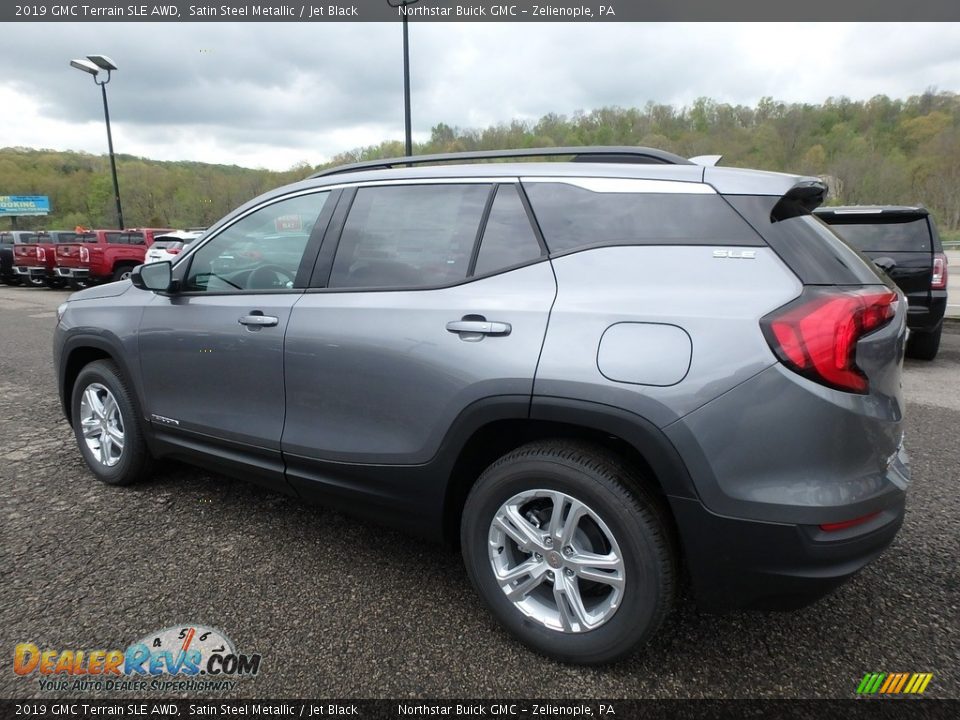 2019 GMC Terrain SLE AWD Satin Steel Metallic / Jet Black Photo #8