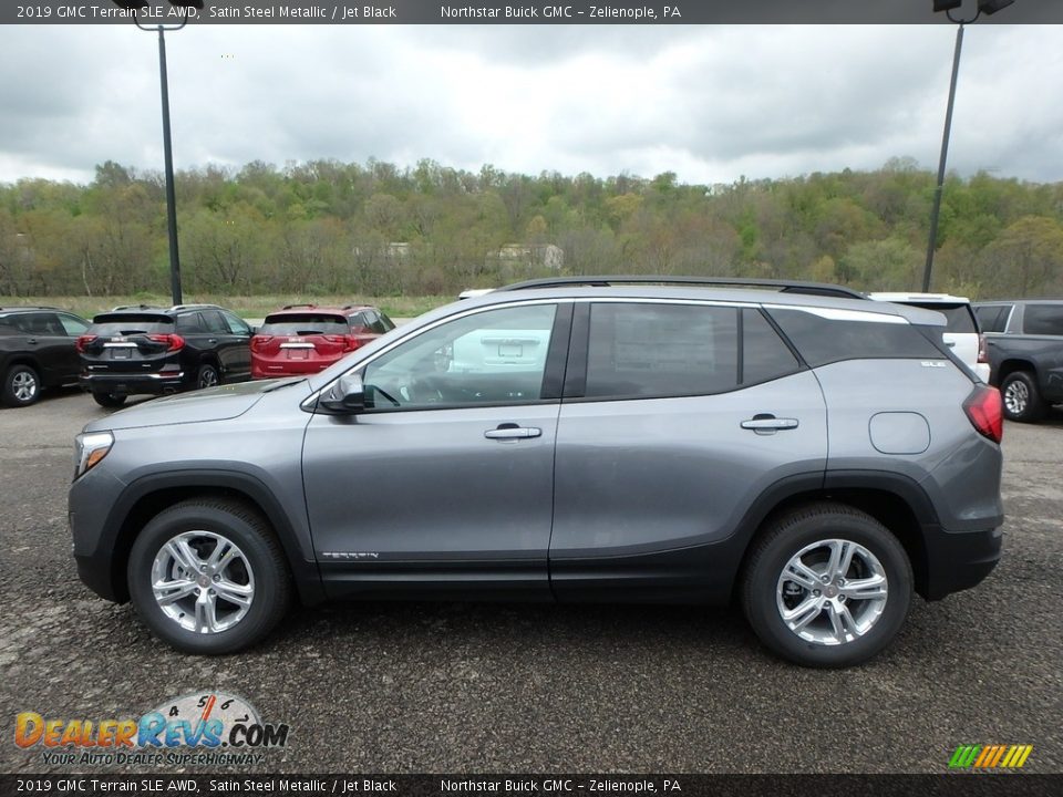 2019 GMC Terrain SLE AWD Satin Steel Metallic / Jet Black Photo #9