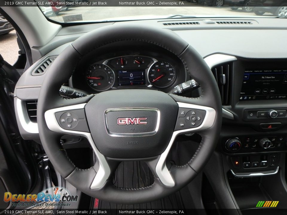 2019 GMC Terrain SLE AWD Satin Steel Metallic / Jet Black Photo #17