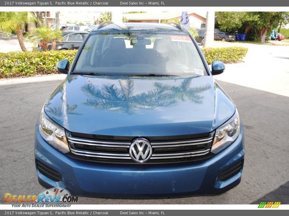 2017 Volkswagen Tiguan S Pacific Blue Metallic / Charcoal Photo #3