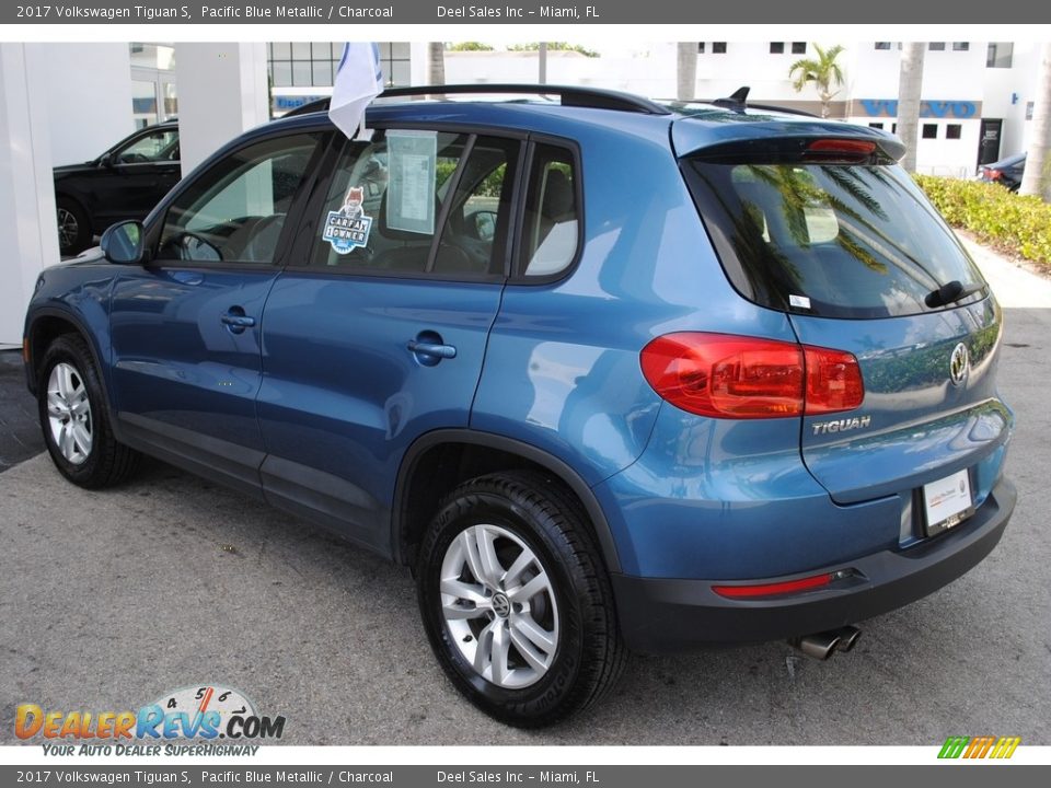 2017 Volkswagen Tiguan S Pacific Blue Metallic / Charcoal Photo #6