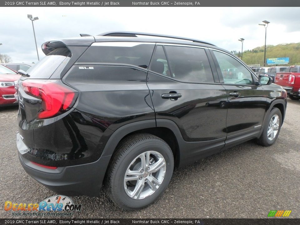 2019 GMC Terrain SLE AWD Ebony Twilight Metallic / Jet Black Photo #5