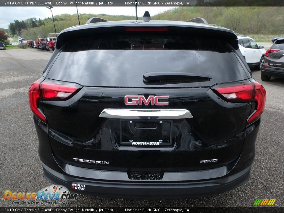 2019 GMC Terrain SLE AWD Ebony Twilight Metallic / Jet Black Photo #6