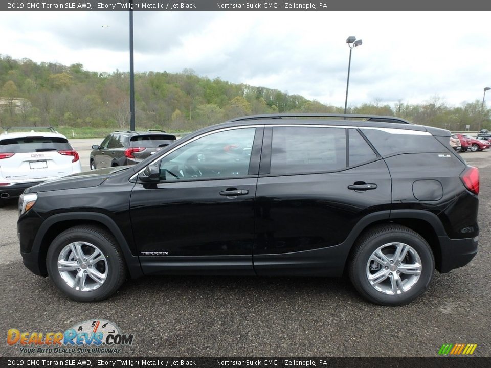 2019 GMC Terrain SLE AWD Ebony Twilight Metallic / Jet Black Photo #9