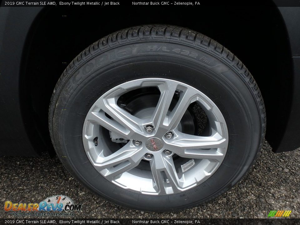 2019 GMC Terrain SLE AWD Ebony Twilight Metallic / Jet Black Photo #10