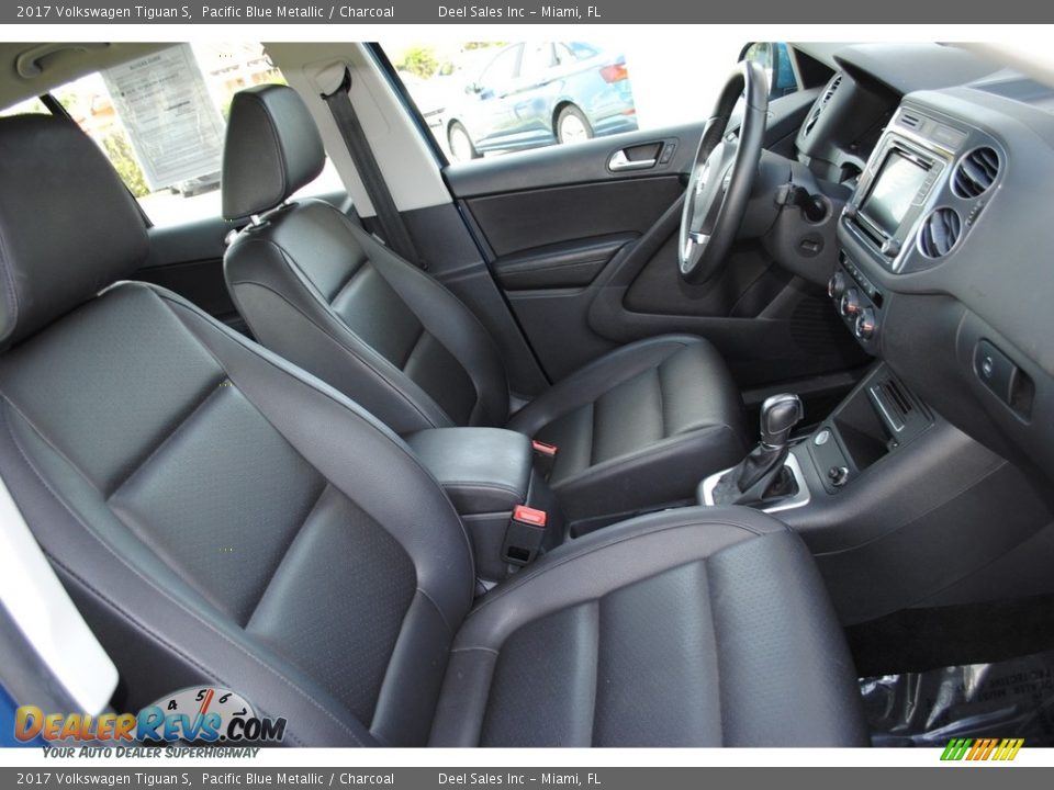 2017 Volkswagen Tiguan S Pacific Blue Metallic / Charcoal Photo #17