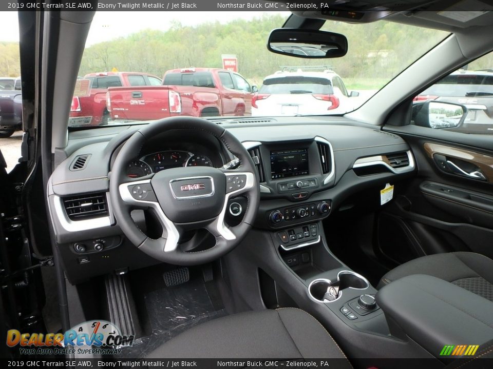 2019 GMC Terrain SLE AWD Ebony Twilight Metallic / Jet Black Photo #13
