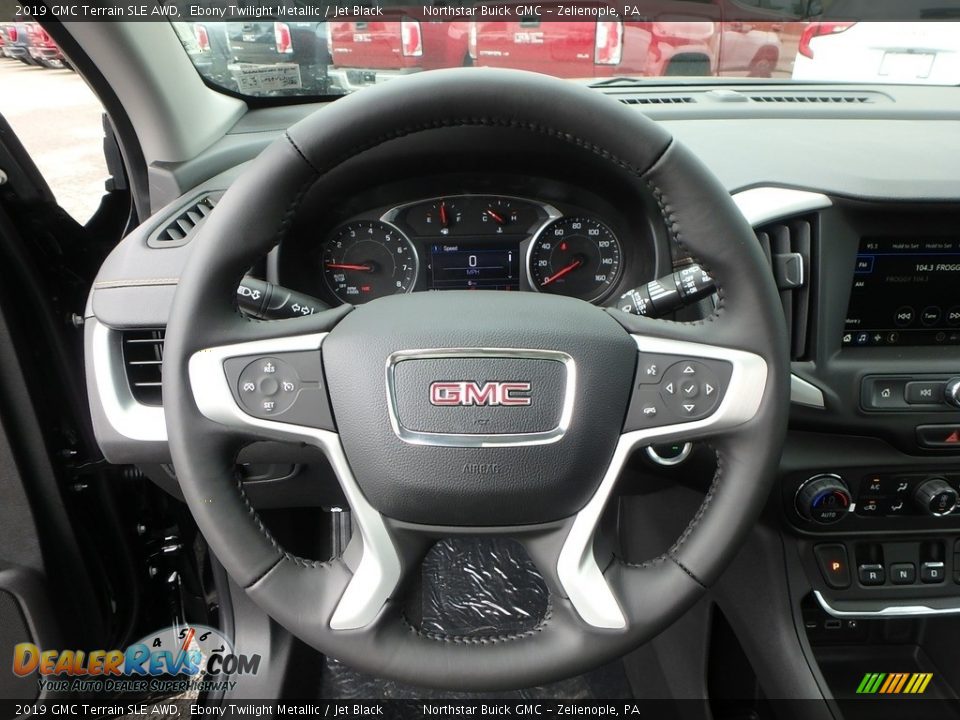 2019 GMC Terrain SLE AWD Ebony Twilight Metallic / Jet Black Photo #18