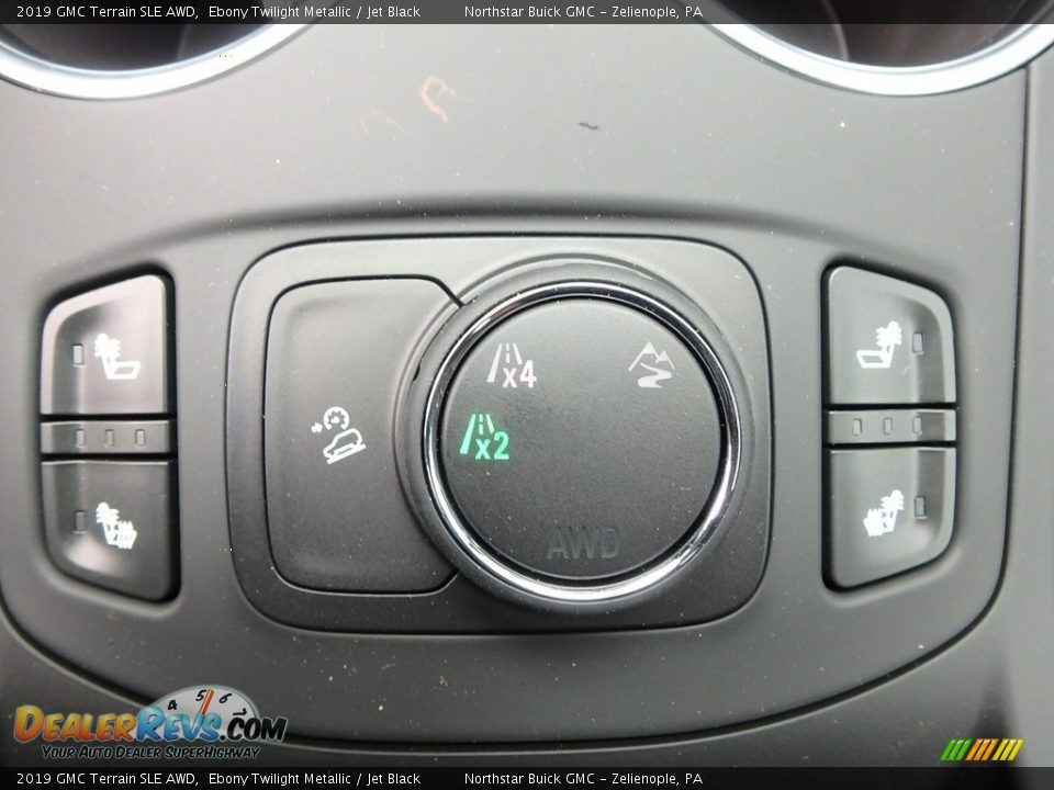 2019 GMC Terrain SLE AWD Ebony Twilight Metallic / Jet Black Photo #19