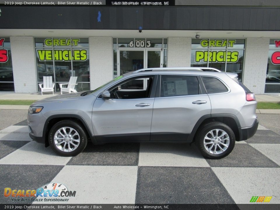 2019 Jeep Cherokee Latitude Billet Silver Metallic / Black Photo #1