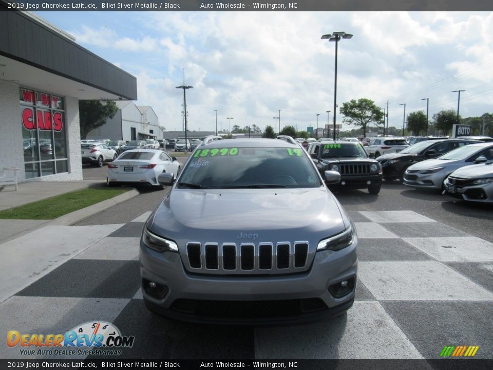 2019 Jeep Cherokee Latitude Billet Silver Metallic / Black Photo #2