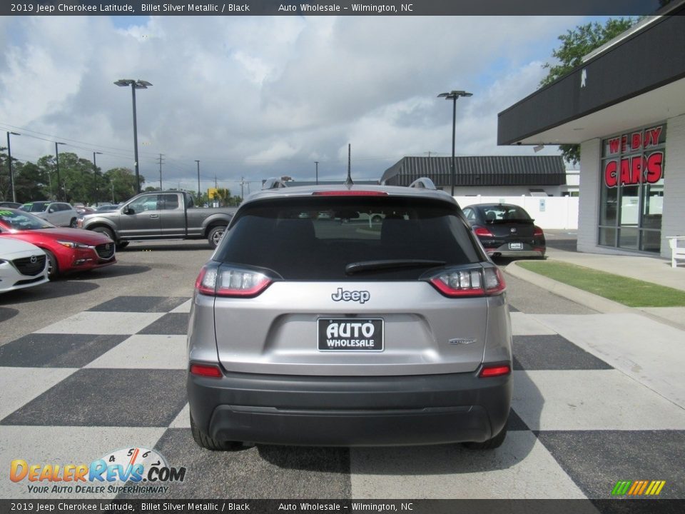 2019 Jeep Cherokee Latitude Billet Silver Metallic / Black Photo #4
