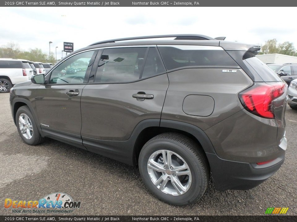 2019 GMC Terrain SLE AWD Smokey Quartz Metallic / Jet Black Photo #8