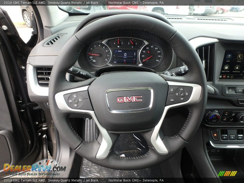 2019 GMC Terrain SLE AWD Smokey Quartz Metallic / Jet Black Photo #17
