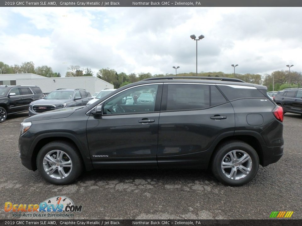 2019 GMC Terrain SLE AWD Graphite Gray Metallic / Jet Black Photo #9