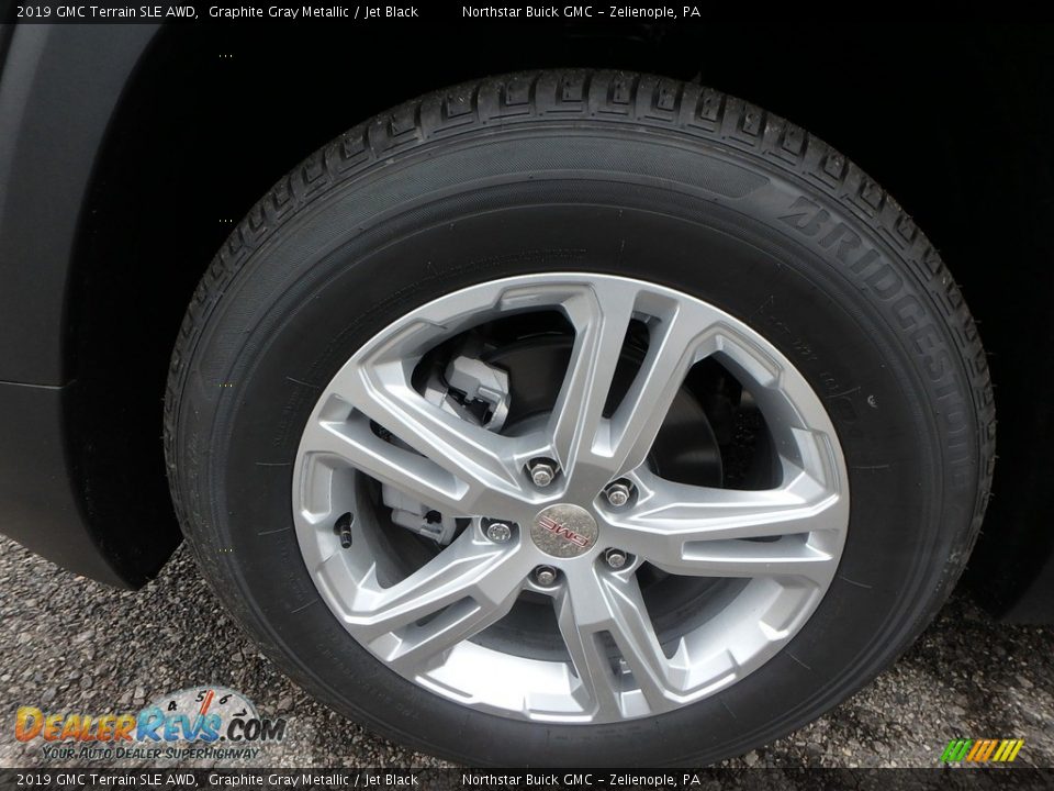 2019 GMC Terrain SLE AWD Graphite Gray Metallic / Jet Black Photo #10