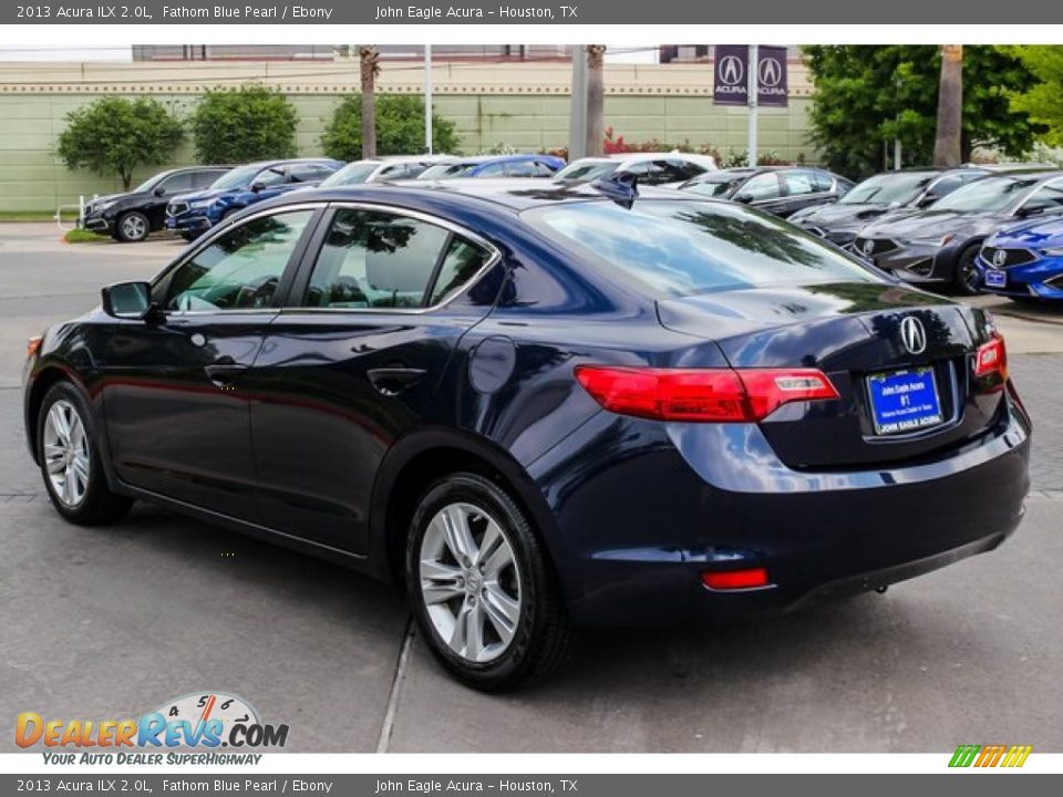 2013 Acura ILX 2.0L Fathom Blue Pearl / Ebony Photo #5