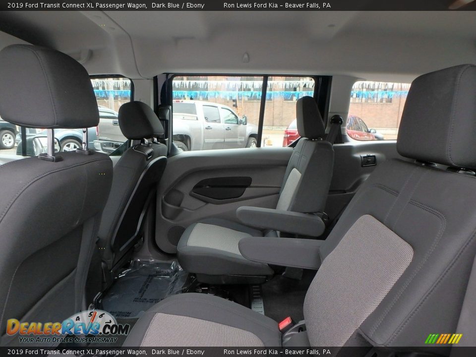 Rear Seat of 2019 Ford Transit Connect XL Passenger Wagon Photo #12
