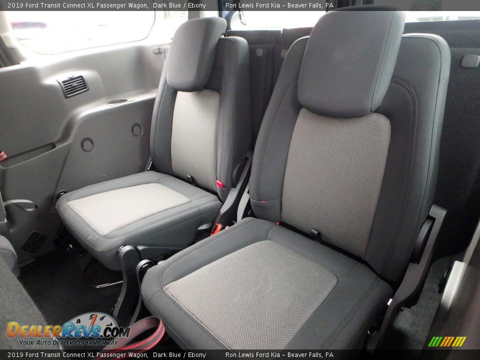 Rear Seat of 2019 Ford Transit Connect XL Passenger Wagon Photo #13