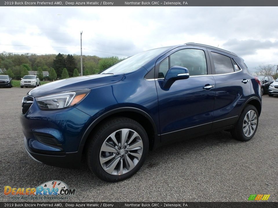 2019 Buick Encore Preferred AWD Deep Azure Metallic / Ebony Photo #1