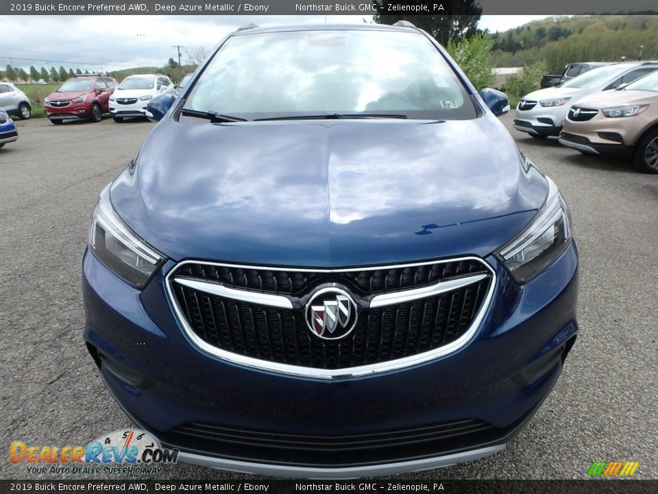 2019 Buick Encore Preferred AWD Deep Azure Metallic / Ebony Photo #2