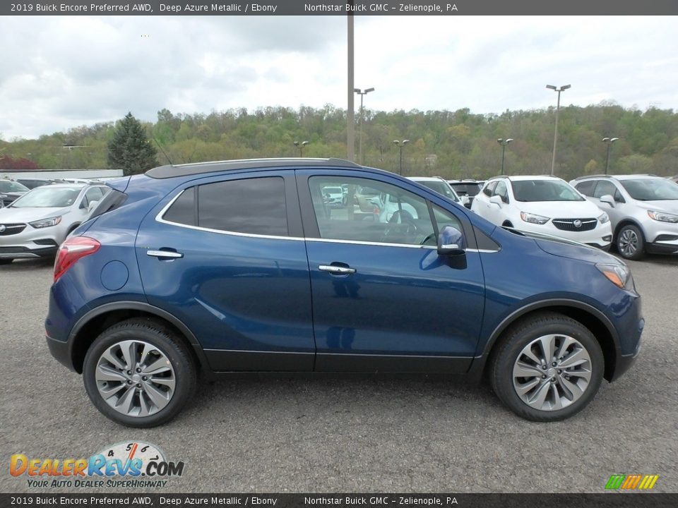 2019 Buick Encore Preferred AWD Deep Azure Metallic / Ebony Photo #4