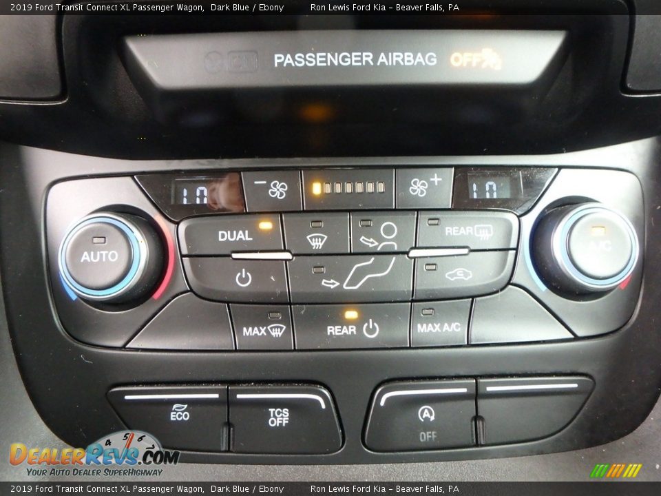 Controls of 2019 Ford Transit Connect XL Passenger Wagon Photo #19