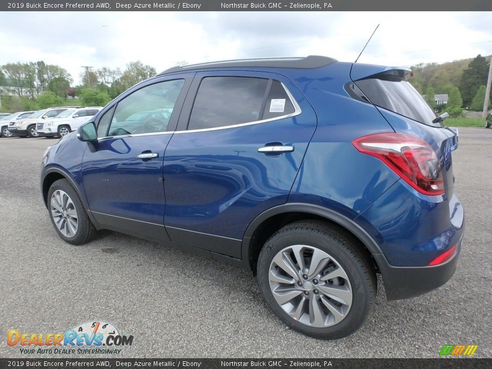 2019 Buick Encore Preferred AWD Deep Azure Metallic / Ebony Photo #8
