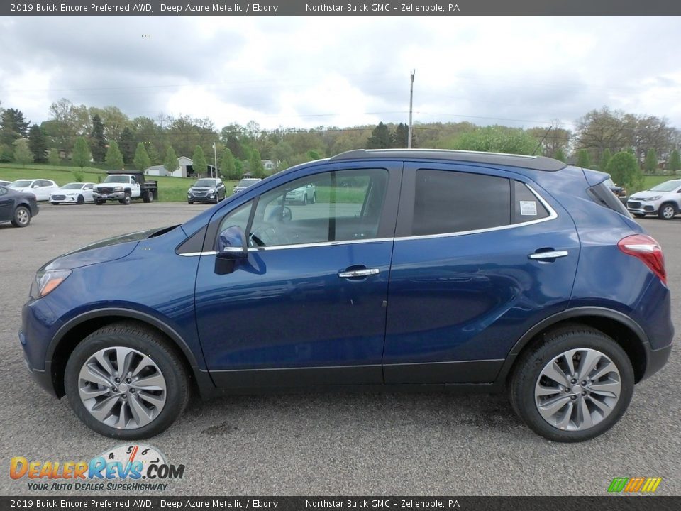2019 Buick Encore Preferred AWD Deep Azure Metallic / Ebony Photo #9