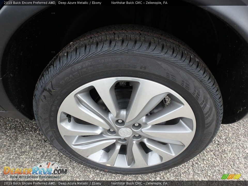 2019 Buick Encore Preferred AWD Deep Azure Metallic / Ebony Photo #10