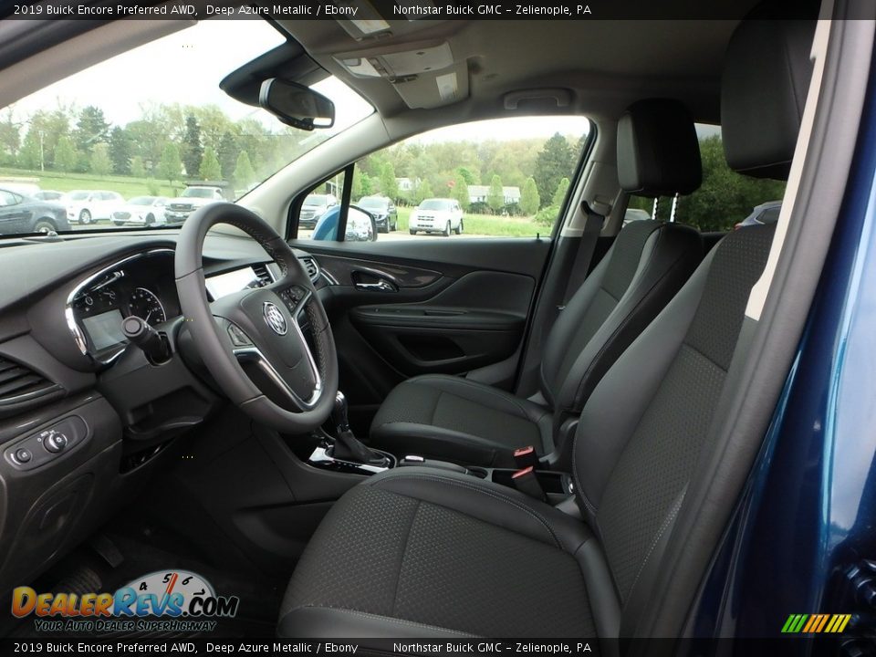 2019 Buick Encore Preferred AWD Deep Azure Metallic / Ebony Photo #11