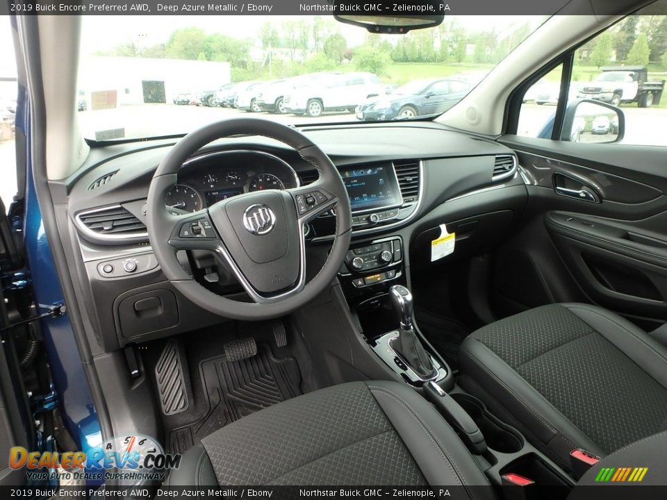 2019 Buick Encore Preferred AWD Deep Azure Metallic / Ebony Photo #13